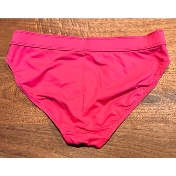 ATHLETA Pink Medium Bikini Swimsuit Bottom Lined Women's - Picture 2 of 4